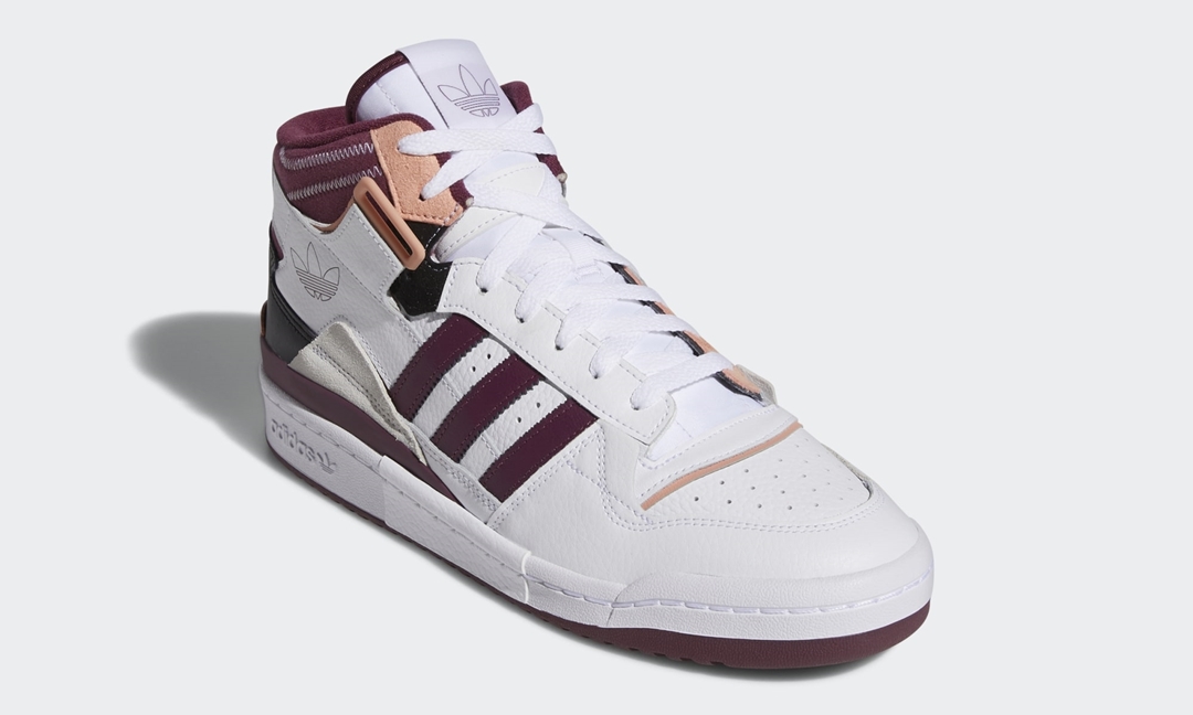 9/1 発売！adidas Originals FORUM EXHIBIT MID “Cloud White/Victory Crimson” (アディダス オリジナルス フォーラム エクジビット ミッド “クラウドホワイト/ヴィクトリークリムゾン”) [H01920]