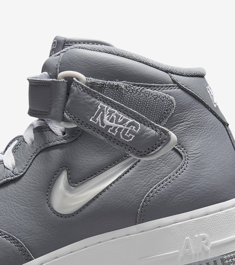 【国内 9/29、12/1、12/7 発売】NIKE AIR FORCE 1 MID QS “NYC/Cool Grey/White” (ナイキ エア フォース 1 ミッド QS “ニューヨーク/クールグレー/ホワイト”) [DH5622-001/DH5622-100]