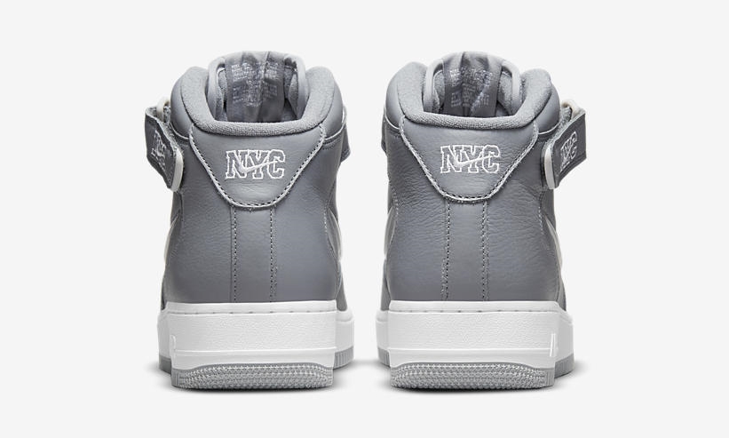 【国内 9/29、12/1、12/7 発売】NIKE AIR FORCE 1 MID QS “NYC/Cool Grey/White” (ナイキ エア フォース 1 ミッド QS “ニューヨーク/クールグレー/ホワイト”) [DH5622-001/DH5622-100]