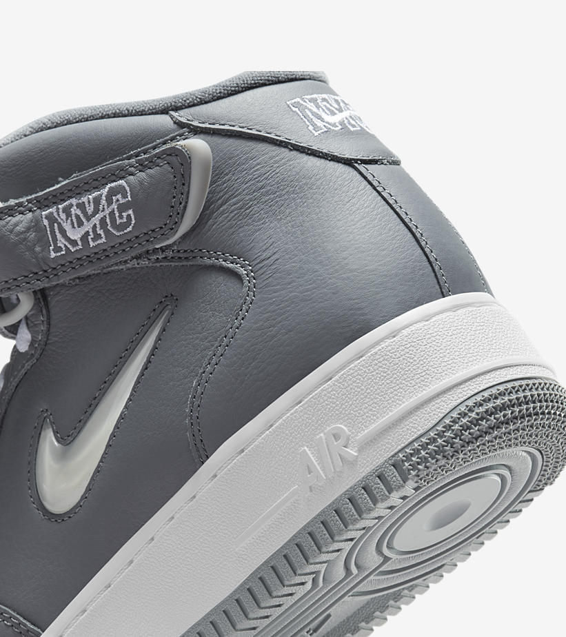 【国内 9/29、12/1、12/7 発売】NIKE AIR FORCE 1 MID QS “NYC/Cool Grey/White” (ナイキ エア フォース 1 ミッド QS “ニューヨーク/クールグレー/ホワイト”) [DH5622-001/DH5622-100]