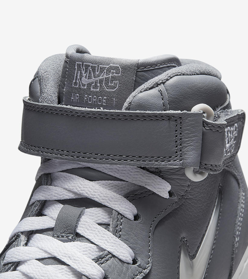 【国内 9/29、12/1、12/7 発売】NIKE AIR FORCE 1 MID QS “NYC/Cool Grey/White” (ナイキ エア フォース 1 ミッド QS “ニューヨーク/クールグレー/ホワイト”) [DH5622-001/DH5622-100]