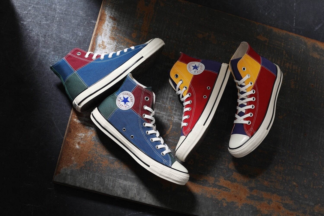 90年代発売の「VARSITY COLOR BLOCK」をアップデートした CONVERSE ALL STAR US VS-COLORBLOCK HIが9月下旬発売 (コンバース オールスター US VS カラーブロック HI)