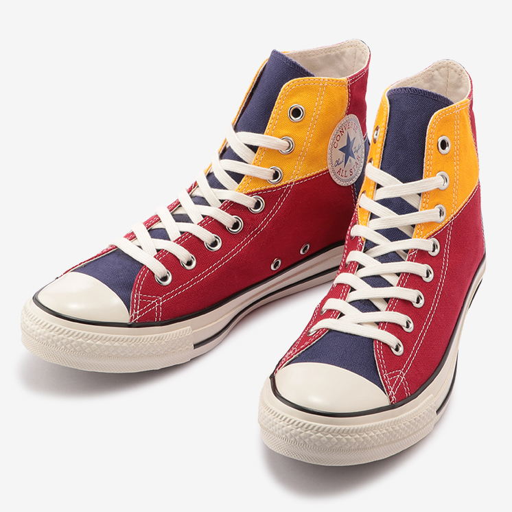 90年代発売の「VARSITY COLOR BLOCK」をアップデートした CONVERSE ALL STAR US VS-COLORBLOCK HIが9/28 発売 (コンバース オールスター US VS カラーブロック HI)