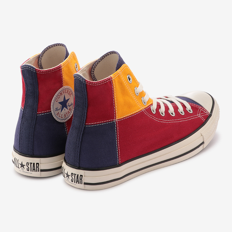 90年代発売の「VARSITY COLOR BLOCK」をアップデートした CONVERSE ALL STAR US VS-COLORBLOCK HIが9/28 発売 (コンバース オールスター US VS カラーブロック HI)