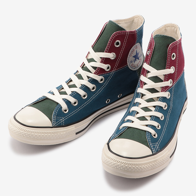 90年代発売の「VARSITY COLOR BLOCK」をアップデートした CONVERSE ALL STAR US VS-COLORBLOCK HIが9/28 発売 (コンバース オールスター US VS カラーブロック HI)