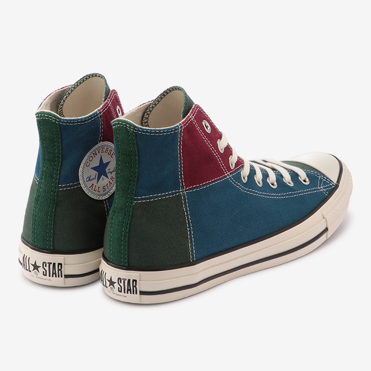 90年代発売の「VARSITY COLOR BLOCK」をアップデートした CONVERSE ALL STAR US VS-COLORBLOCK HIが9/28 発売 (コンバース オールスター US VS カラーブロック HI)