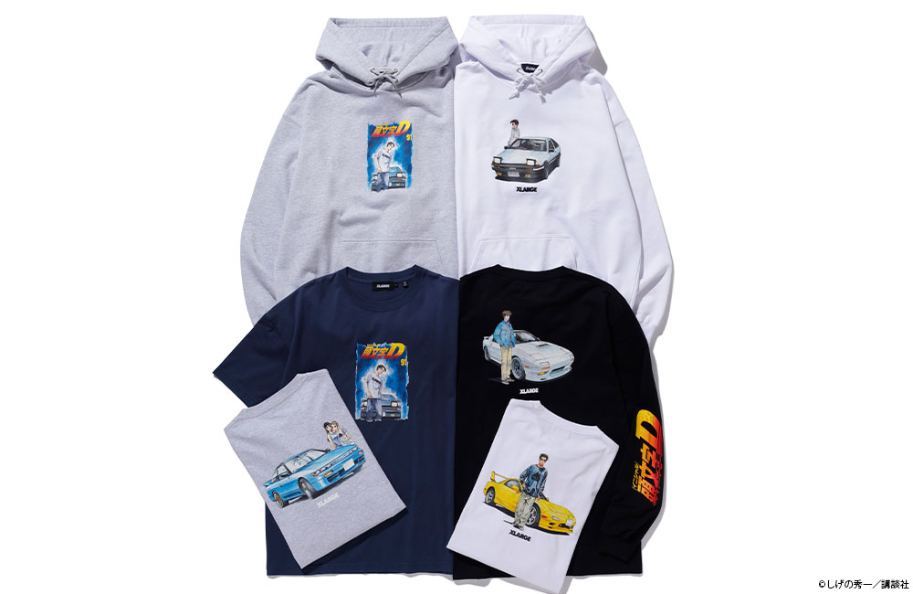 【9/11 発売】XLARGE × 頭文字D/イニシャルD コラボレーション (エクストララージ)