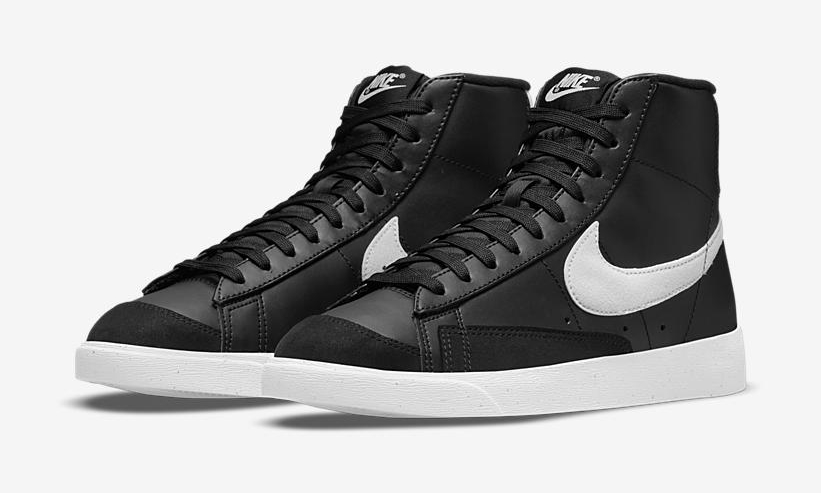 2021年 発売予定！ナイキ ブレーザー ミッド 77 ネクスト ネイチャー “ブラック/ホワイト” (NIKE BLAZER MID 77 NEXT NATURE “Black/White”) [DO1344-001]