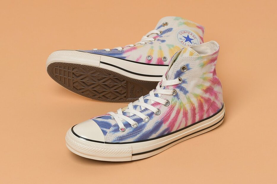 9/21 発売！東京限定！タイダイ染めを施したキャンバスを採用した CONVERSE ALL STAR US TIE-DYE LOCALIZE HI (コンバース オールスター US タイダイ ローカライズ ハイ)