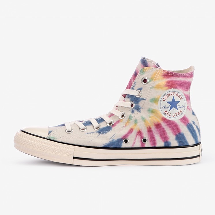 9/21 発売！東京限定！タイダイ染めを施したキャンバスを採用した CONVERSE ALL STAR US TIE-DYE LOCALIZE HI (コンバース オールスター US タイダイ ローカライズ ハイ)