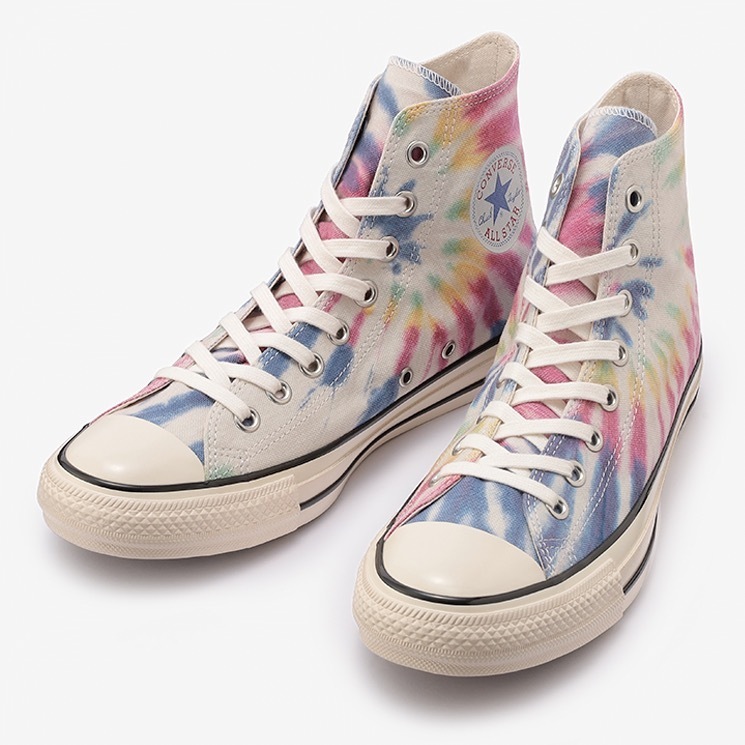 9/21 発売！東京限定！タイダイ染めを施したキャンバスを採用した CONVERSE ALL STAR US TIE-DYE LOCALIZE HI (コンバース オールスター US タイダイ ローカライズ ハイ)