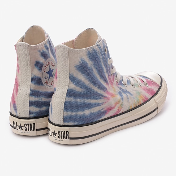 9/21 発売！東京限定！タイダイ染めを施したキャンバスを採用した CONVERSE ALL STAR US TIE-DYE LOCALIZE HI (コンバース オールスター US タイダイ ローカライズ ハイ)