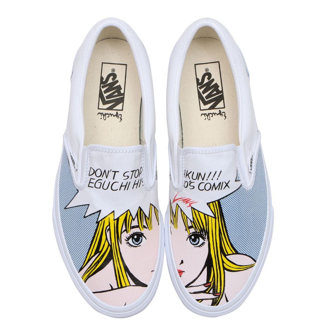 「すすめ!!パイレーツ」などの漫画家・イラストレーターの江口寿史 × VANS コラボが9/18 発売 (バンズ EGUCHI HISASHI)