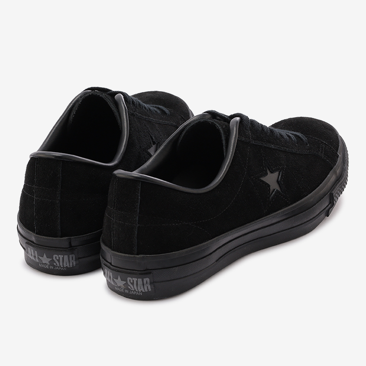 9/10 発売！上質な国産オールブラックスエードをアッパー全面に使用した CONVERSE ONE STAR J SUEDE (コンバース ワンスター J スエード)