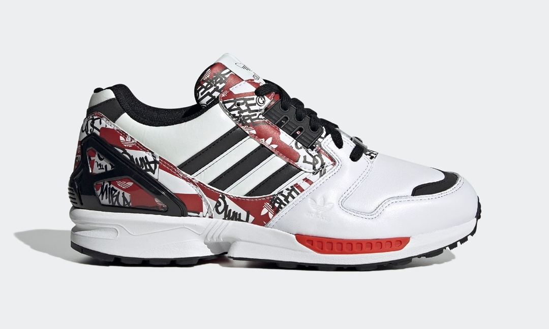 【国内 2/11 発売】atmos x adidas Originals ZX 8000 “Graffiti” (アトモス アディダス オリジナルス ゼットエックス 8000 “グラフィティ”) [GW6028]