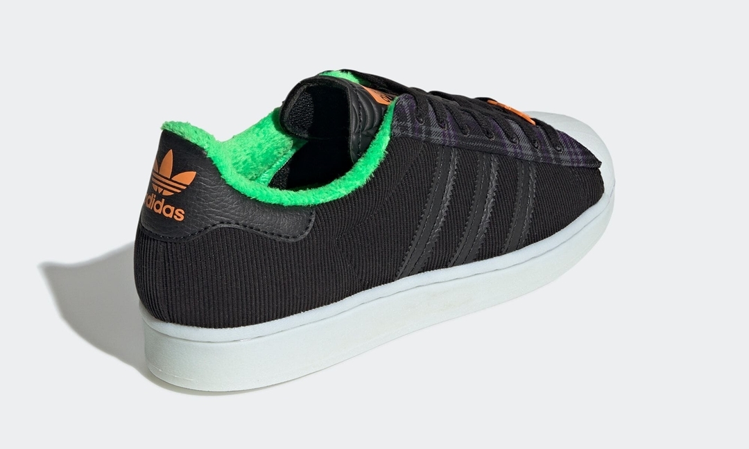 10月 発売予定！アディダス オリジナルス スーパースター “ハロウィン 2021/ブラック” (adidas Originals SUPERSTAR “Halloween 2021/Black”) [H00215]