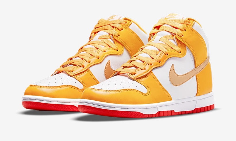 2021年 発売予定！ナイキ ダンク ハイ “ホワイト/レーザーオレンジ/レッド” (NIKE DUNK HIGH “White/Laser Orange/Red”) [DQ4691-700]