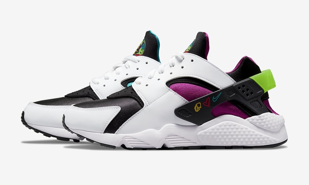 ナイキ エア ハラチ “ピース,ラブ,スウッシュ/ホワイト” (NIKE AIR HUARACHE “Peace, Love, Swoosh/White”) [DM8152-100]