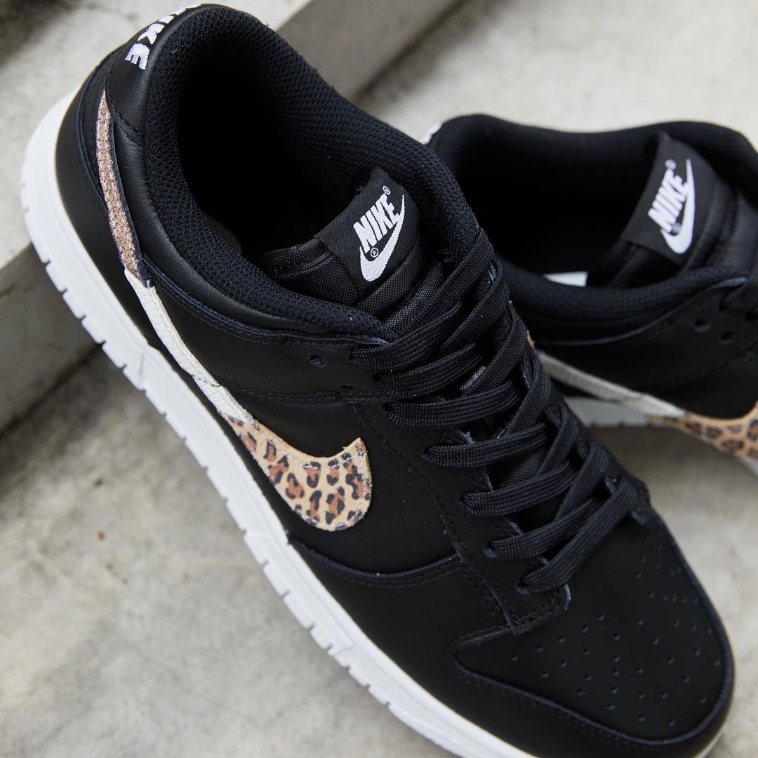 【国内 9/18 発売】ナイキ ウィメンズ ダンク ロー SE “ブラック/マルチアニマルスウッシュ” (NIKE WMNS DUNK LOW SE “Black/Multi Animal Swoosh”) [DD7099-001]