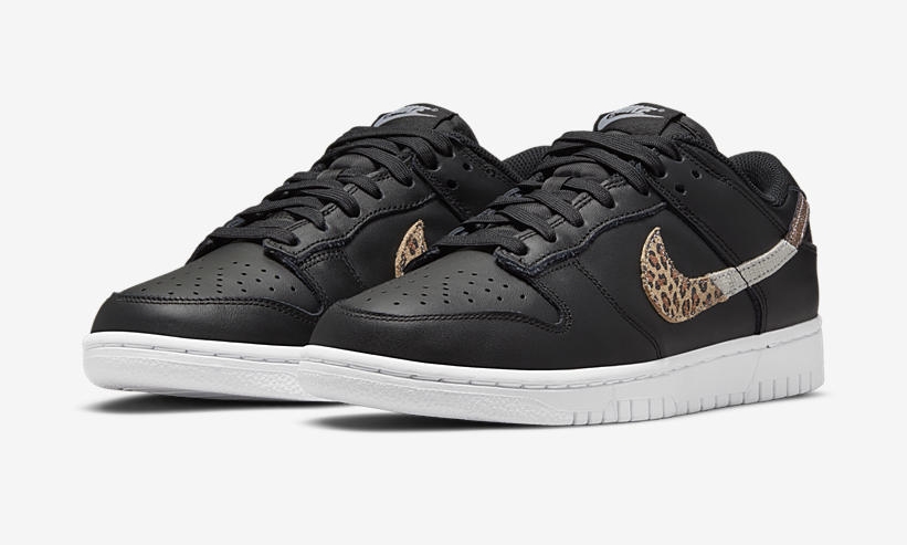 【国内 9/18 発売】ナイキ ウィメンズ ダンク ロー SE “ブラック/マルチアニマルスウッシュ” (NIKE WMNS DUNK LOW SE “Black/Multi Animal Swoosh”) [DD7099-001]