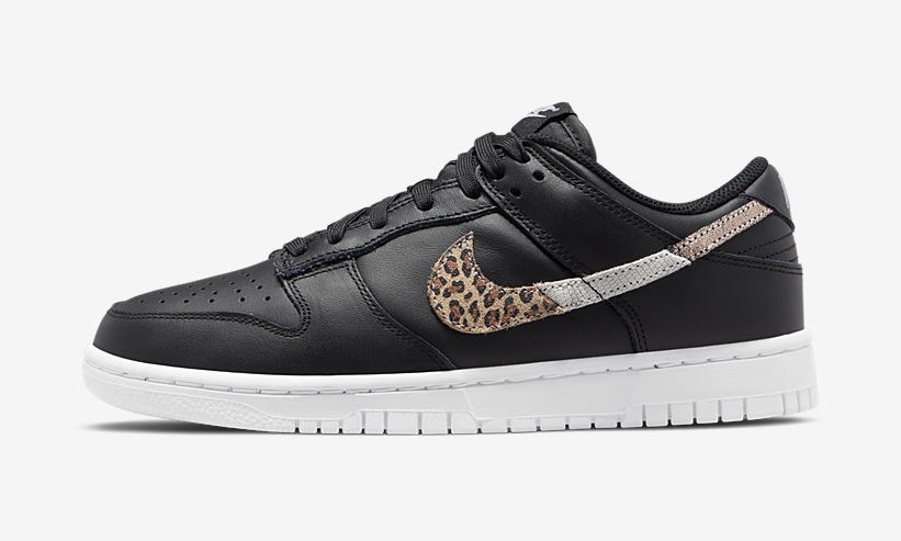 【国内 9/18 発売】ナイキ ウィメンズ ダンク ロー SE “ブラック/マルチアニマルスウッシュ” (NIKE WMNS DUNK LOW SE “Black/Multi Animal Swoosh”) [DD7099-001]