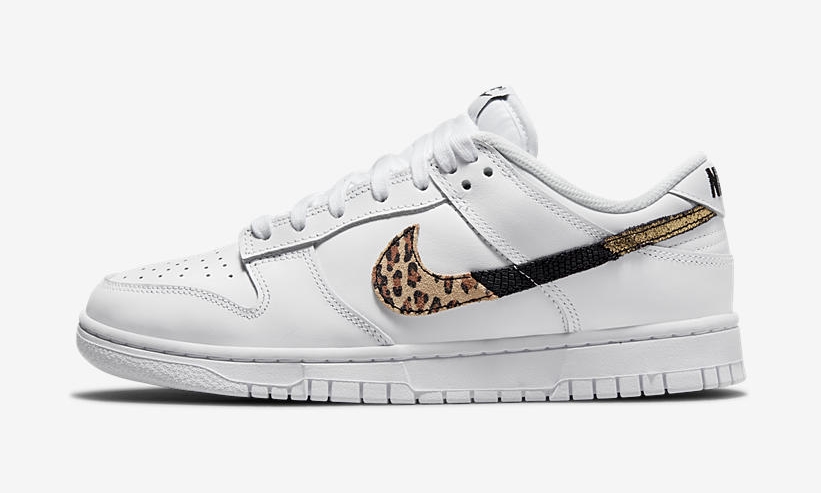 【国内 9/25 発売】ナイキ ウィメンズ ダンク ロー SE “ホワイト/マルチアニマルスウッシュ” (NIKE WMNS DUNK LOW SE “White/Multi Animal Swoosh”) [DD7099-100]