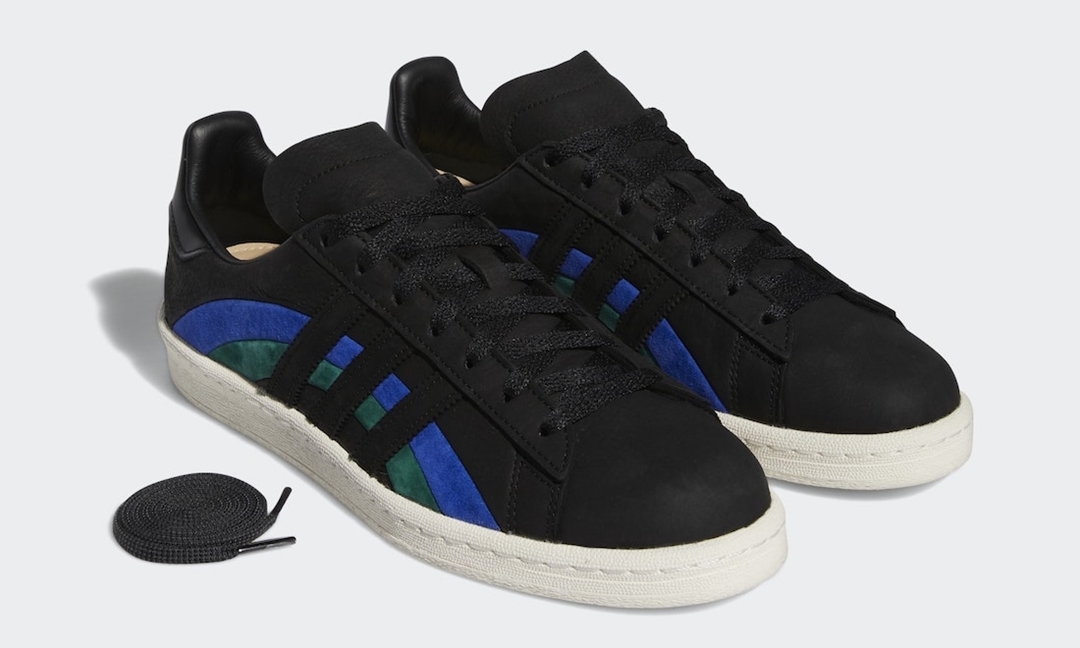 【国内 9/29 発売】Book Works x adidas Originals CAMPUS 80s “Black/Bold Blue” (ブックワークス アディダス オリジナルス キャンパス 80s “ブラック/ブルー”) [GW3246]