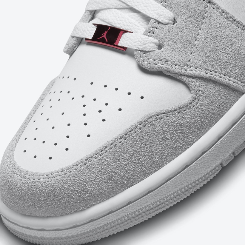 【国内 11/1 発売】ナイキ エア ジョーダン 1 ロー “ホワイト/グレー/レッド” (NIKE AIR JORDAN 1 LOW “White/Grey/Red”) [DC6991-016]