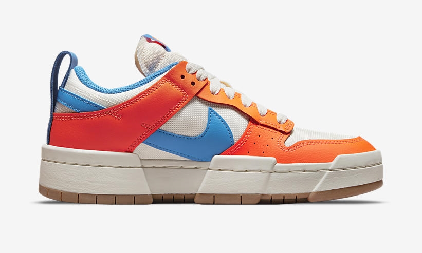 2021年 発売予定！ナイキ ダンク ロー ディスラプト “セイル/ライトフォトブルー/トータルオレンジ” (NIKE WMNS “DUNK” LOW DISRUPT “Sail/Light Photo Blue/Total Orange”) [CK6654-104]