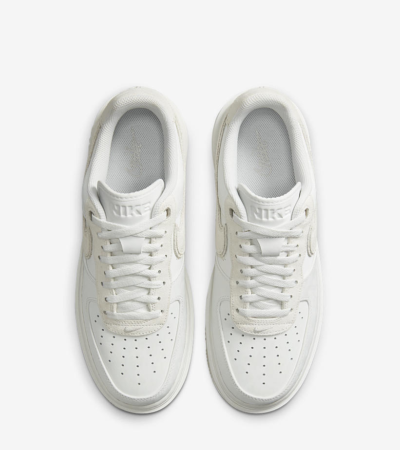 【国内 2022/2/2 発売】ナイキ エア フォース 1 ロー リュクス “サミットホワイト” (NIKE AIR FORCE 1 LOW LUXE “Summit White”) [DD9605-100]