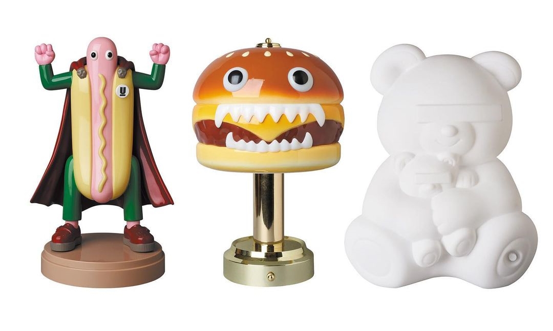 UNDERCOVER × MEDICOM TOY コラボ LAMP3種 Helmut Hot Dog Man Lamp/HAMBURGER LAMP/BEAR FLOOR LAMPが9/25 発売 (メディコムトイ アンダーカバー)