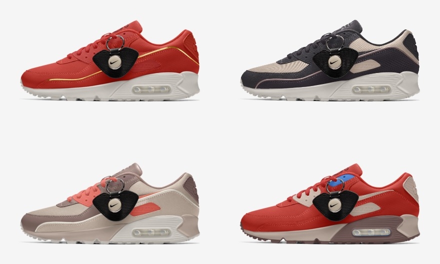 【NIKE BY YOU】シームレスなデザインにまとめたナイキ エア マックス 90 アンロックド (NIKE AIR MAX 90 UNLOCKED) [DO6665-991]