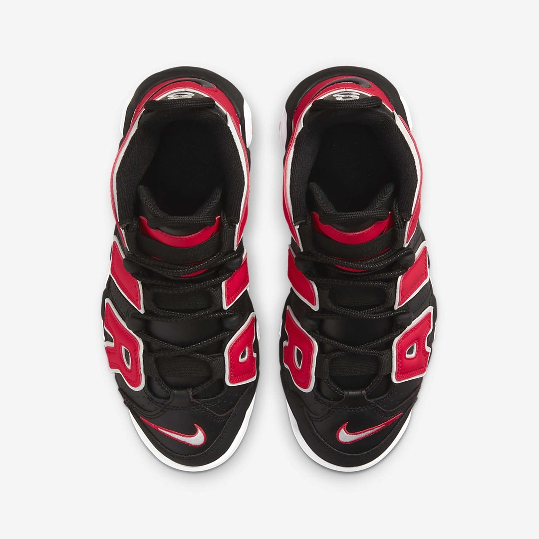 海外発売！ナイキ GS エア モア アップテンポ “ブラック/レッド” (NIKE GS AIR MORE UPTEMPO “Black/Red”) [DM3190-001]