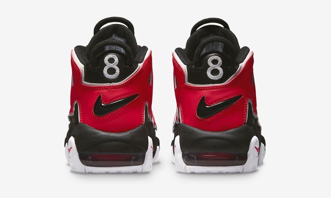 海外発売！ナイキ GS エア モア アップテンポ “ブラック/レッド” (NIKE GS AIR MORE UPTEMPO “Black/Red”) [DM3190-001]