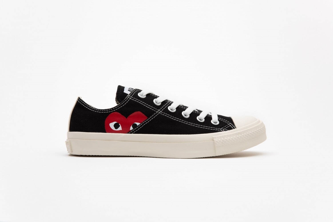 プレイ・コム デ ギャルソン × コンバース チャックテイラー “ブラック/ホワイト” が9/23 発売 (PLAY COMME des GARCONS CONVERSE “Red Heart” CHUCK TAYLOR “Black/White”)