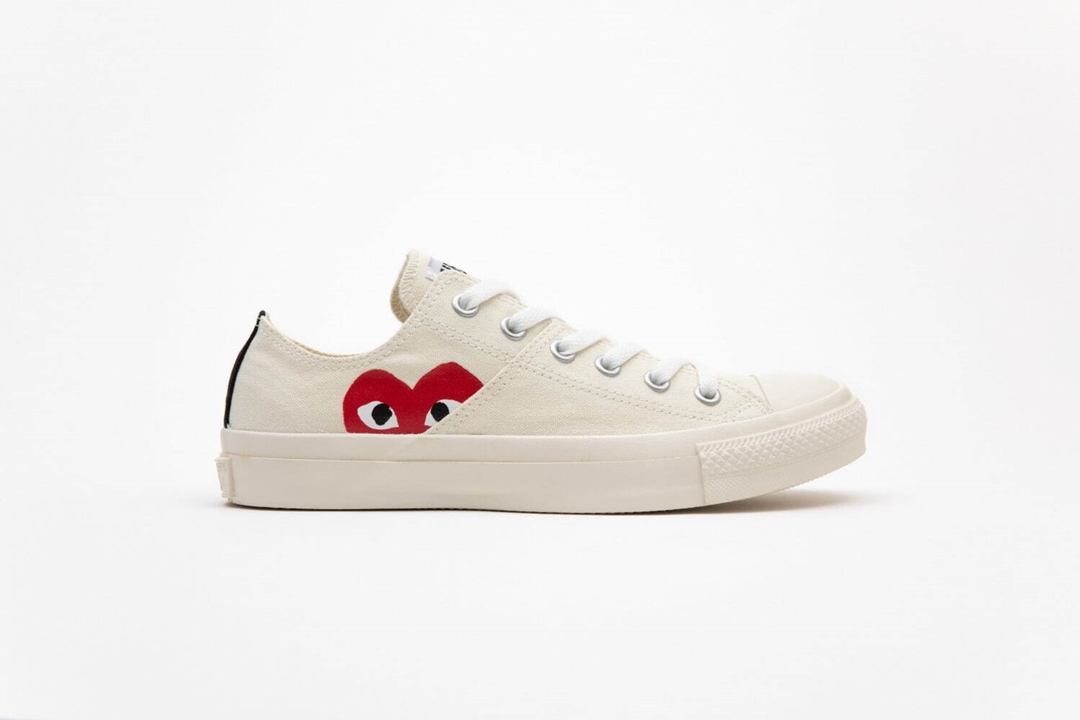 プレイ・コム デ ギャルソン × コンバース チャックテイラー “ブラック/ホワイト” が9/23 発売 (PLAY COMME des GARCONS CONVERSE “Red Heart” CHUCK TAYLOR “Black/White”)