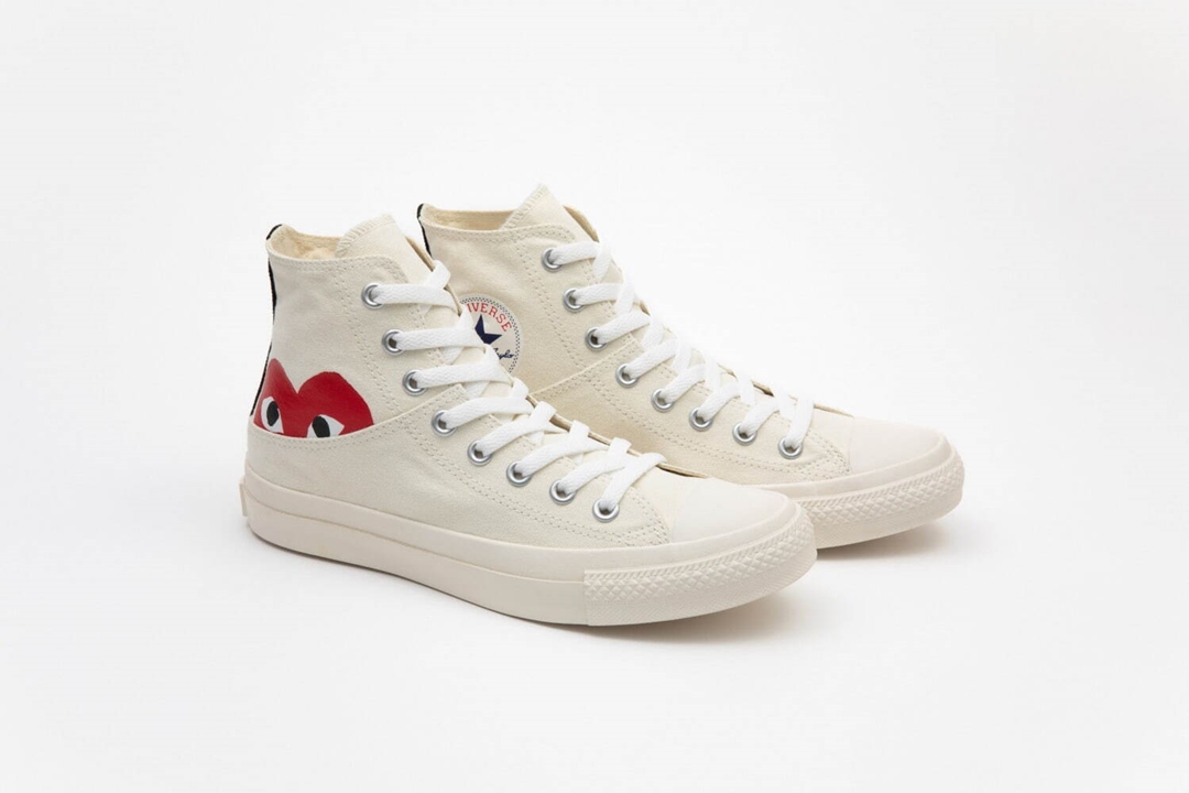 プレイ・コム デ ギャルソン × コンバース チャックテイラー “ブラック/ホワイト” が9/23 発売 (PLAY COMME des GARCONS CONVERSE “Red Heart” CHUCK TAYLOR “Black/White”)