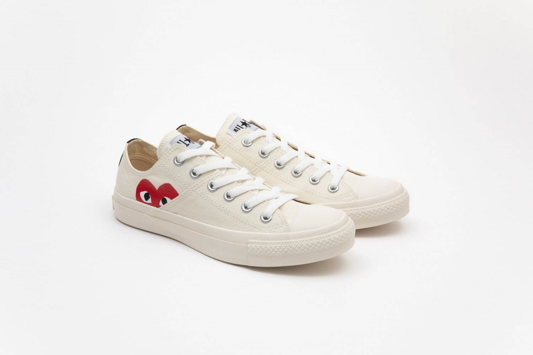 プレイ・コム デ ギャルソン × コンバース チャックテイラー “ブラック/ホワイト” が9/23 発売 (PLAY COMME des GARCONS CONVERSE “Red Heart” CHUCK TAYLOR “Black/White”)