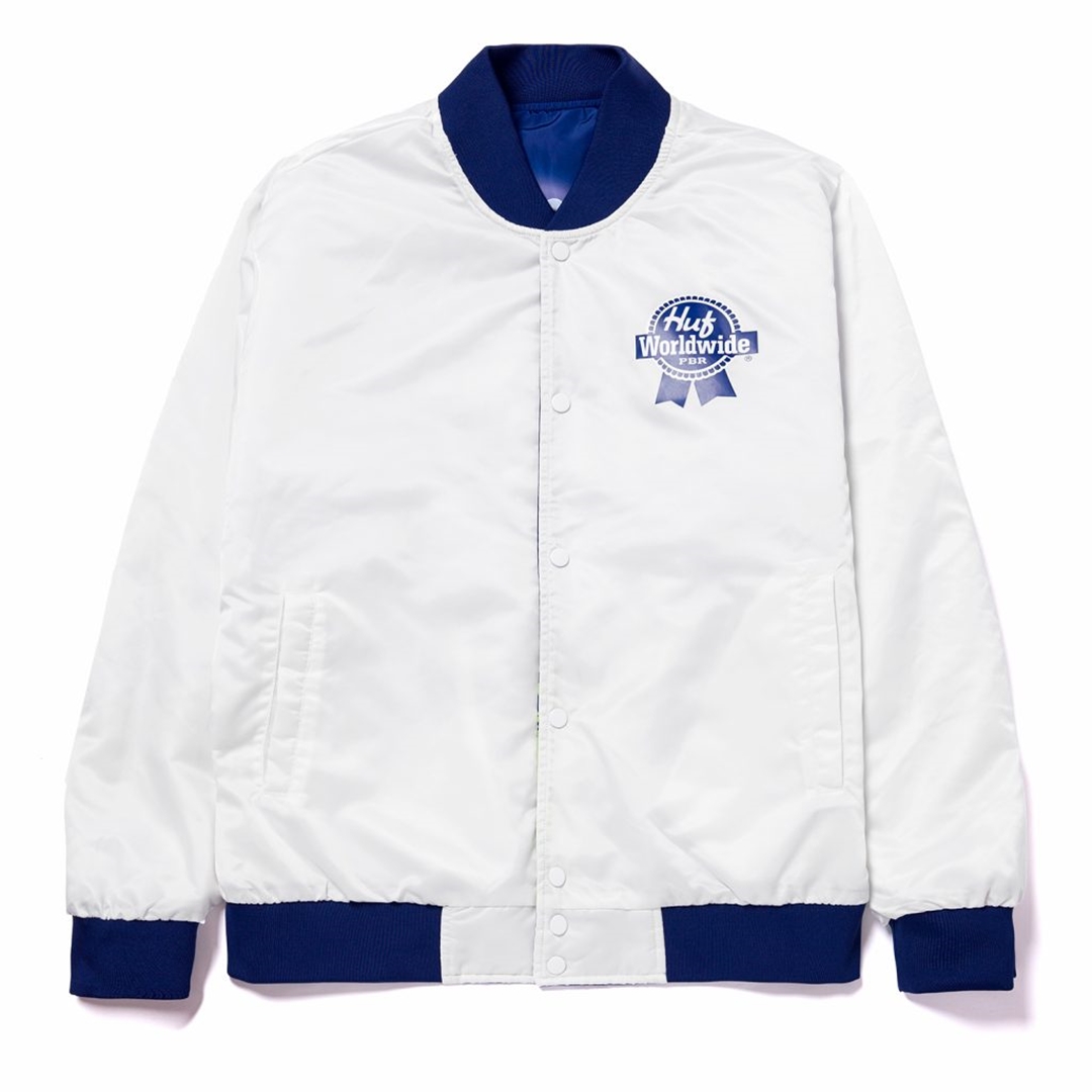 HUF × アメリカのビールブランド「Pabst Blue Ribbon」コラボコレクションが9/23 発売 (ハフ パブストブルーリボン)