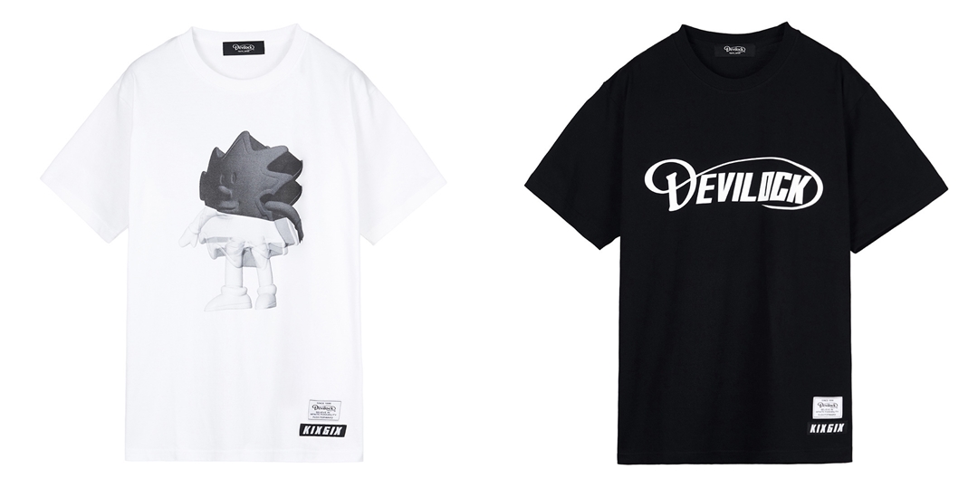 KIXSIX × Devilock コラボTEE 2型が9/25 10:00 発売 (キックスシックス デビロック)