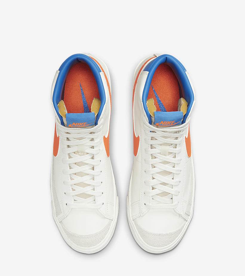 2021年 発売予定！ナイキ ブレーザー ミッド 77 “ホワイト/ブライトオレンジ/ブルー” (NIKE BLAZER MID 77 “White/Bright Orange/Blue”) [DQ4692-100]