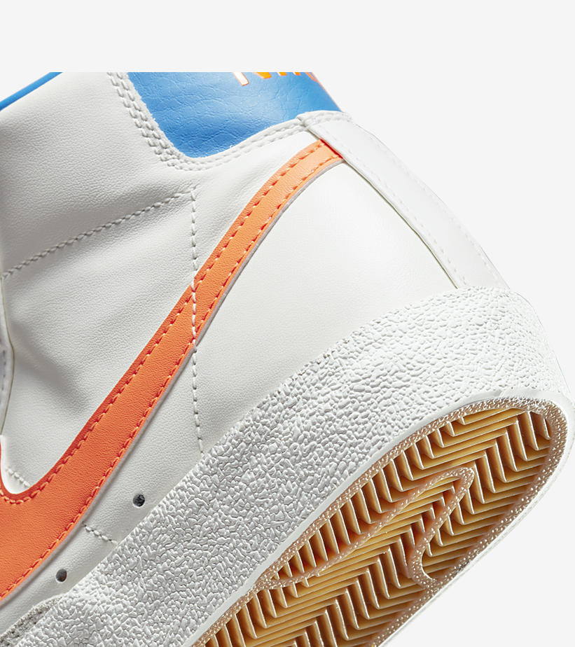 2021年 発売予定！ナイキ ブレーザー ミッド 77 “ホワイト/ブライトオレンジ/ブルー” (NIKE BLAZER MID 77 “White/Bright Orange/Blue”) [DQ4692-100]