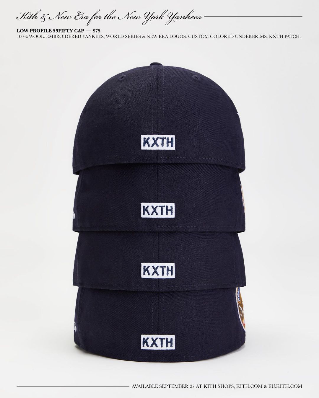 【Kith & New Era for New York Yankees -The Palette-】KITH MONDAY PROGRAM 2021年 第33弾が9/27 発売 (キス)