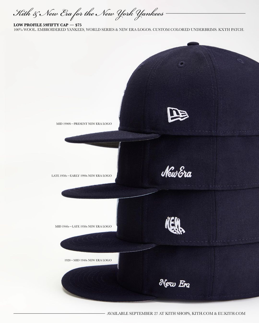 【Kith & New Era for New York Yankees -The Palette-】KITH MONDAY PROGRAM 2021年 第33弾が9/27 発売 (キス)