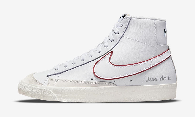 2021年 発売予定！ナイキ ブレーザー ミッド 77 “ジャスト・ドゥ・イット/ホワイト” (NIKE BLAZER MID 77 “Just Do It/White”) [DQ0796-100]