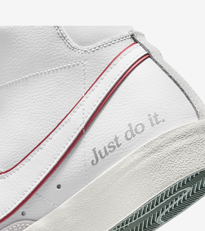 2021年 発売予定！ナイキ ブレーザー ミッド 77 “ジャスト・ドゥ・イット/ホワイト” (NIKE BLAZER MID 77 “Just Do It/White”) [DQ0796-100]