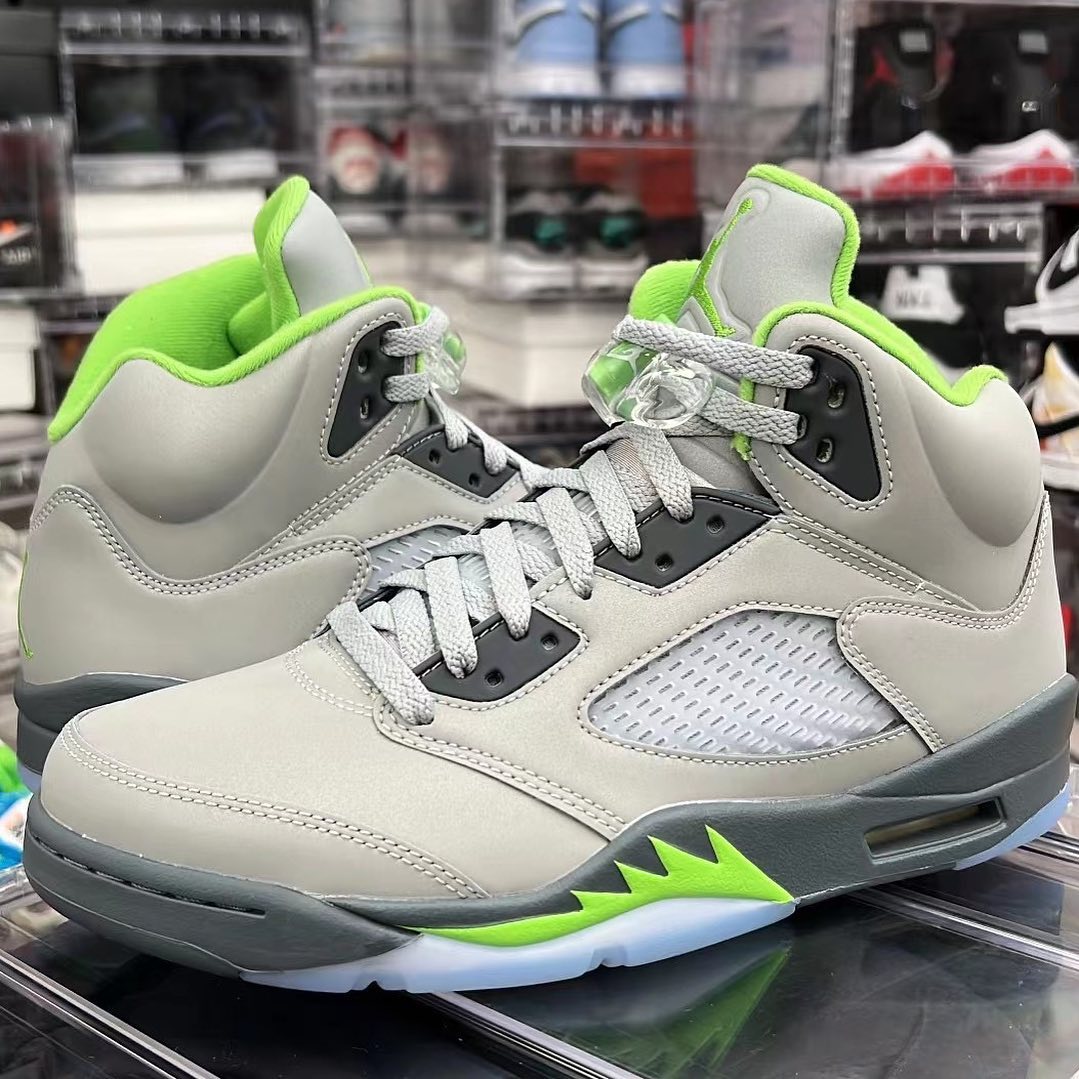 NIKE AIR JORDAN 5 RETRO GREEN BEAN