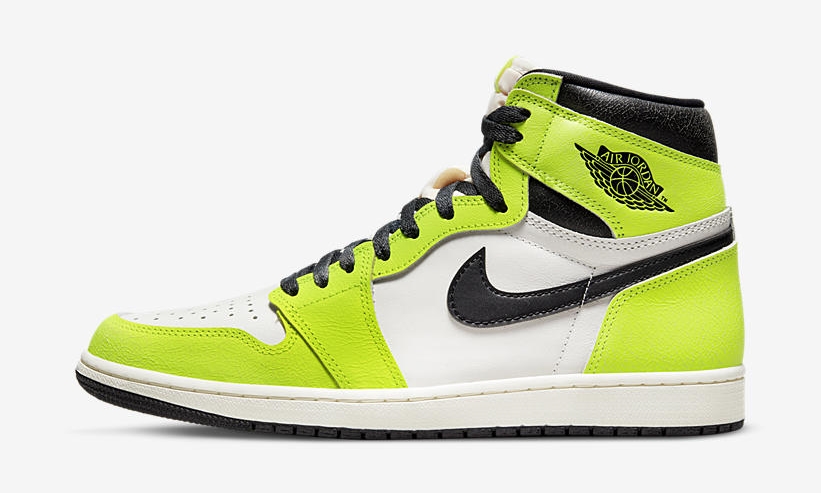 【国内 7/5 発売】ナイキ エア ジョーダン 1 レトロ ハイ OG “ボルト/ブラック/セイル” (NIKE AIR JORDAN 1 RETRO HIGH OG “Volt/Black/Sail”) [555088-702]