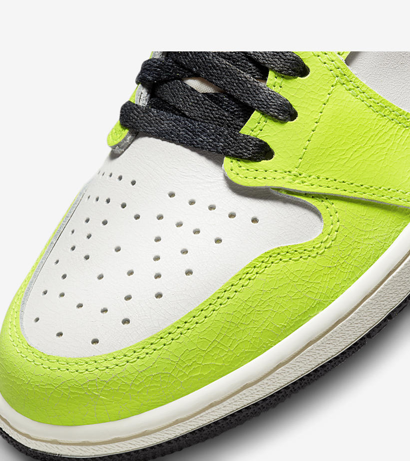 【国内 7/5 発売】ナイキ エア ジョーダン 1 レトロ ハイ OG “ボルト/ブラック/セイル” (NIKE AIR JORDAN 1 RETRO HIGH OG “Volt/Black/Sail”) [555088-702]