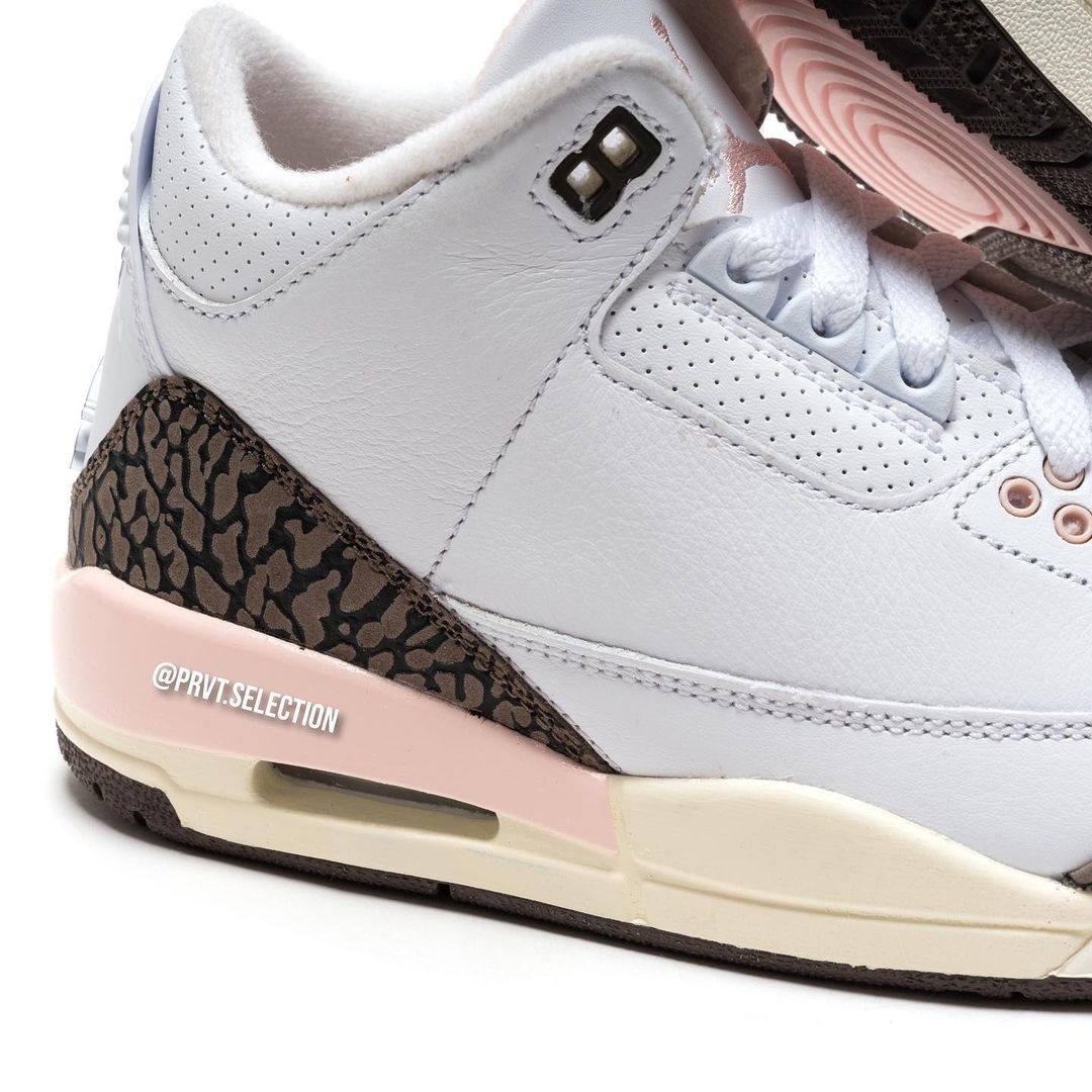 【国内 5/5 発売】ナイキ ウィメンズ エア ジョーダン 3 レトロ “ホワイト/ダークモカ” (NIKE WMNS AIR JORDAN 3 RETRO “White/Dark Mocha”) [CK9246-102]